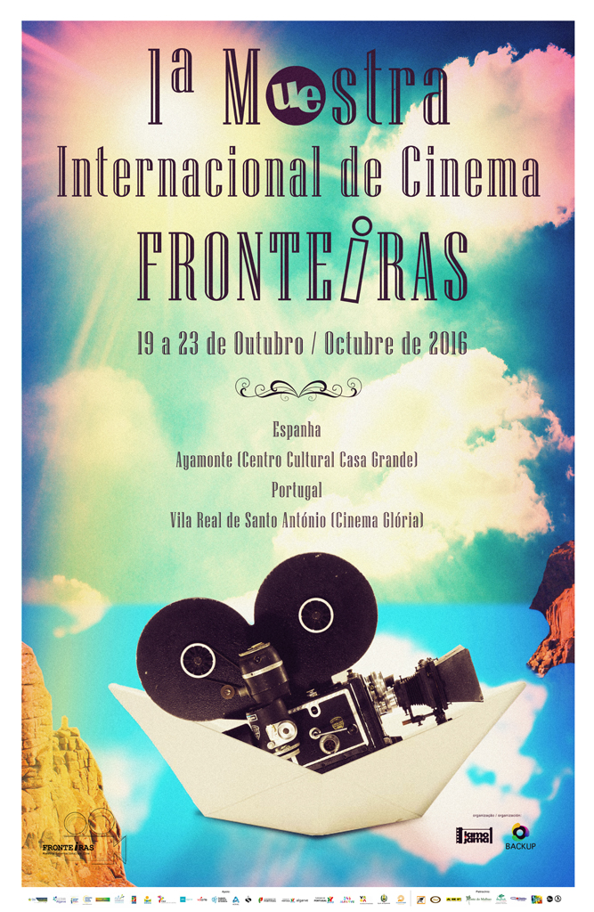 cartel 1ª muestra internacional de cine FRONTEiRAS
