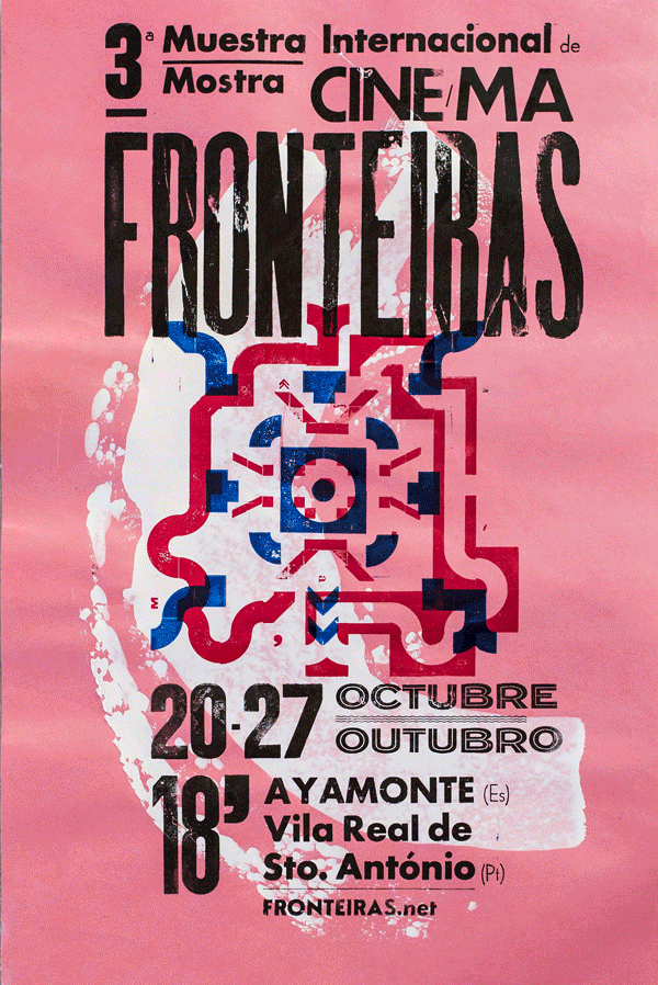 cartel 3ª muestra internacional de cine FRONTEiRAS